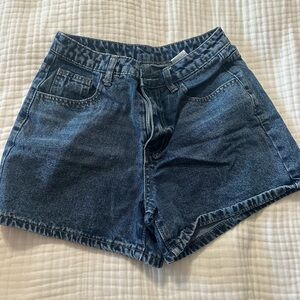 SHEIN Dark Blue Jean Shorts for Women